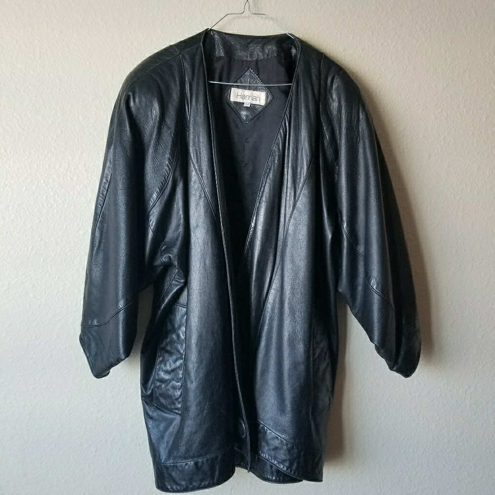 1980s leather jacket